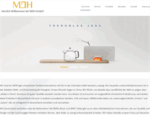 Tablet Screenshot of mdh-gmbh.de